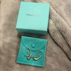 Tiffany Elsa peretti teardrop earrings